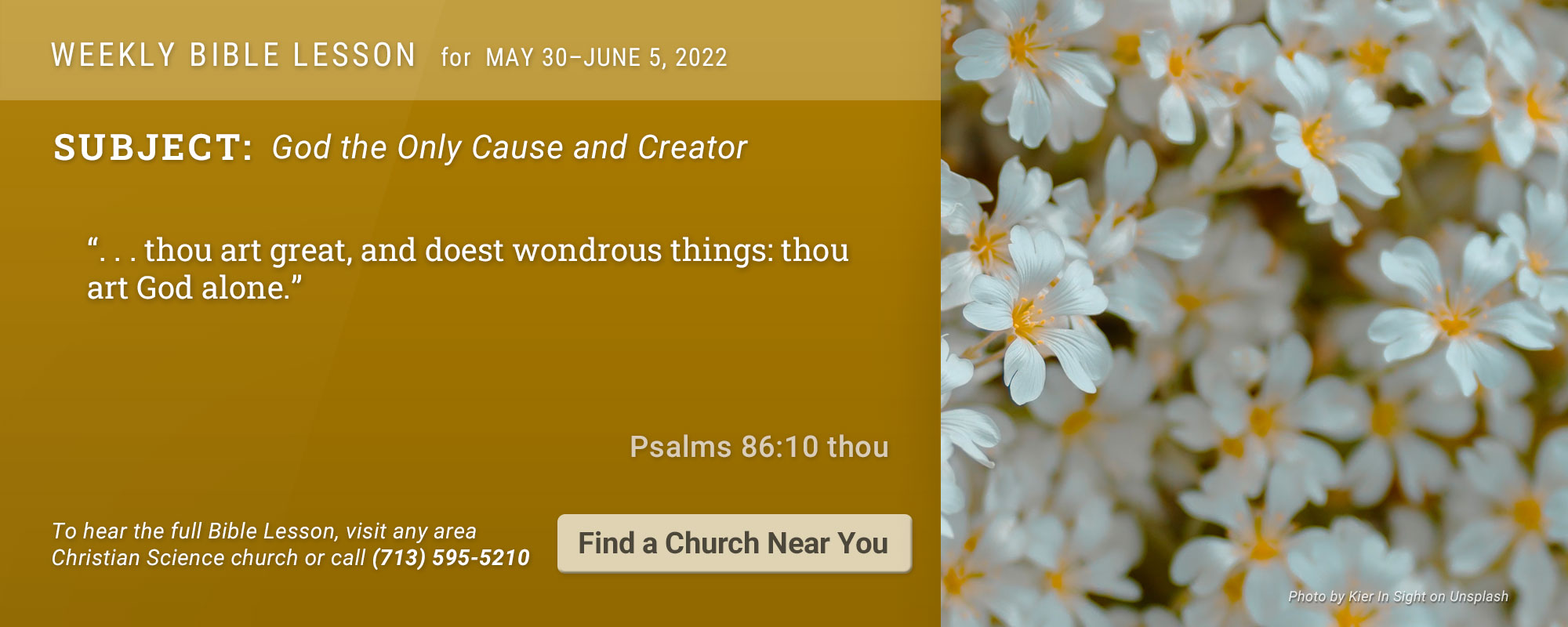 Bible Lesson 20220530 « Christian Science Houston Area