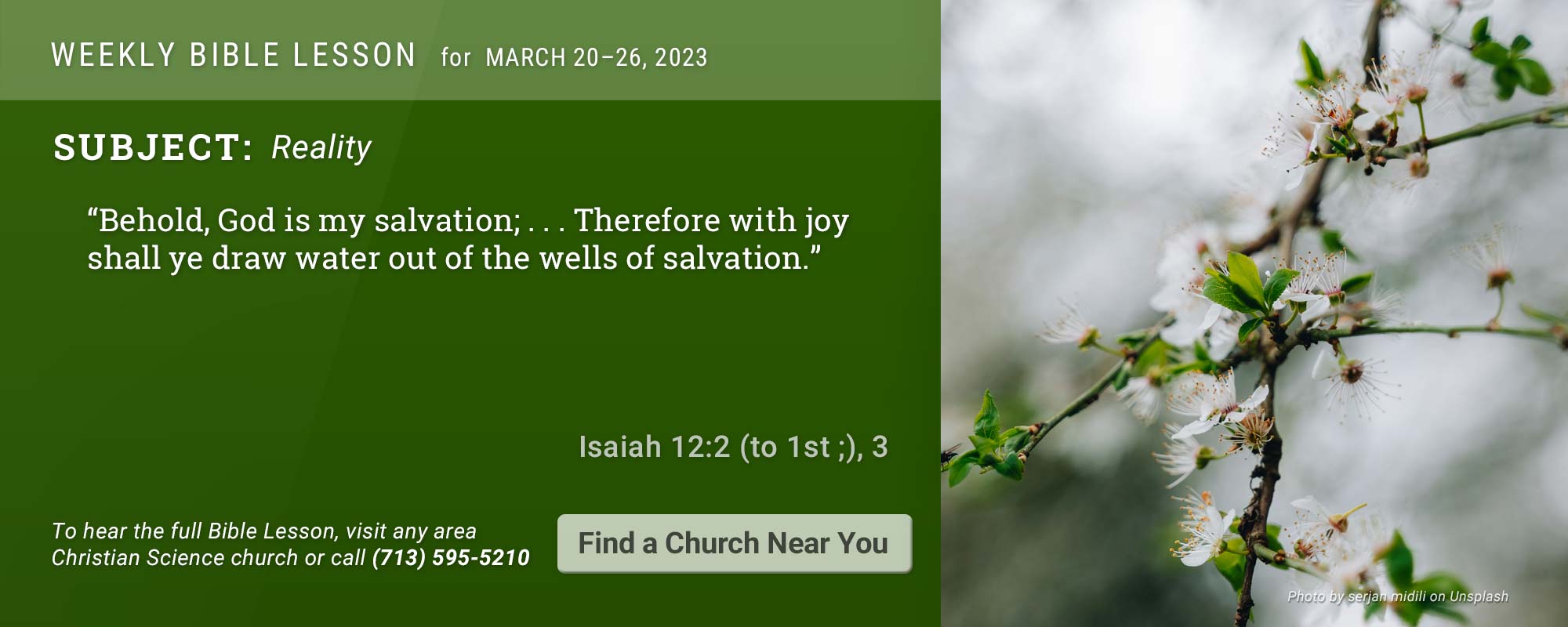 Bible Lesson 20230320